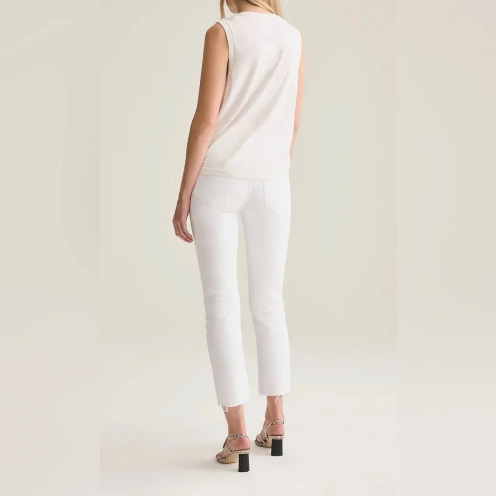 Agolde Riley High Rise Straight Crop Jeans - Picture 3 of 7